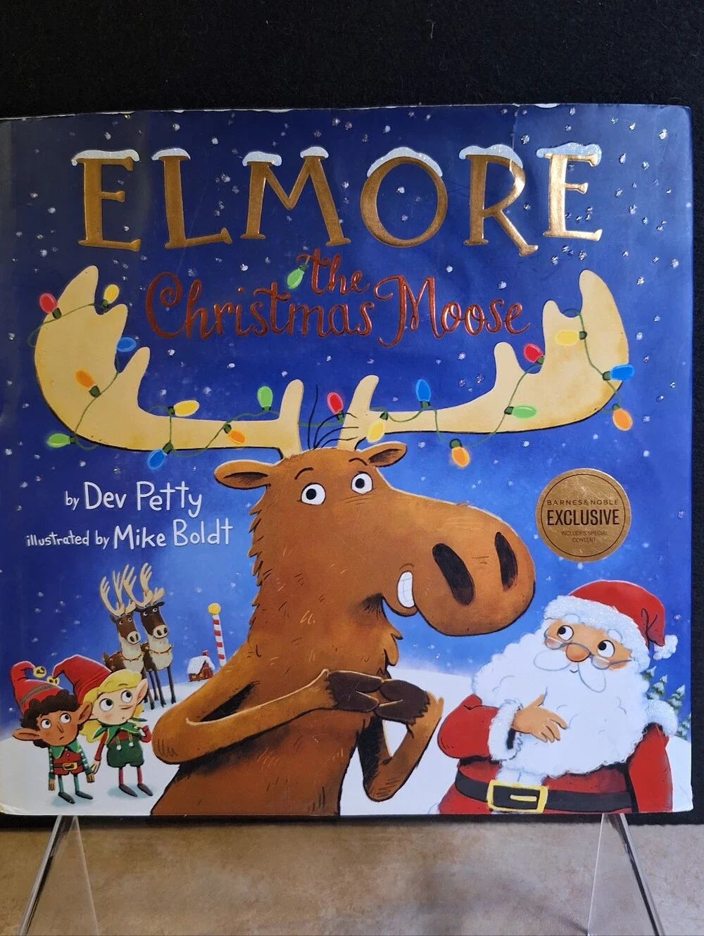 Elmore The christmas Moose Dev Petty Book And Character Plush Moose Kohl's Cares